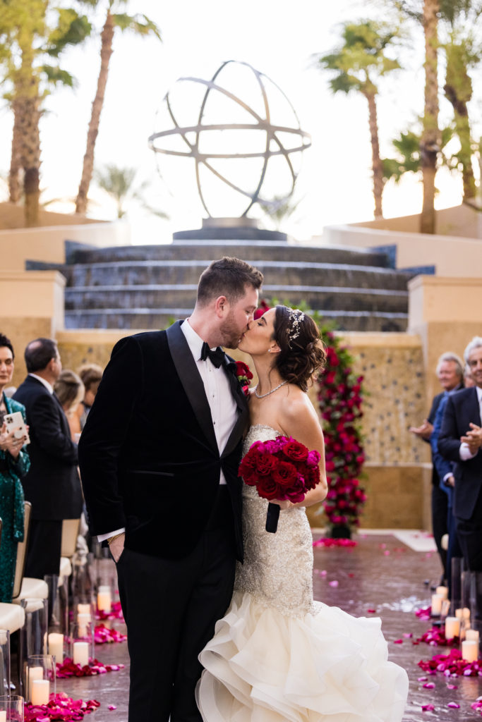 Jason and Kylie's Glam Wedding at Four Seasons Hotel Las Vegas
